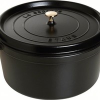 Staub Braadpan - Rond - 34 cm - Zwart