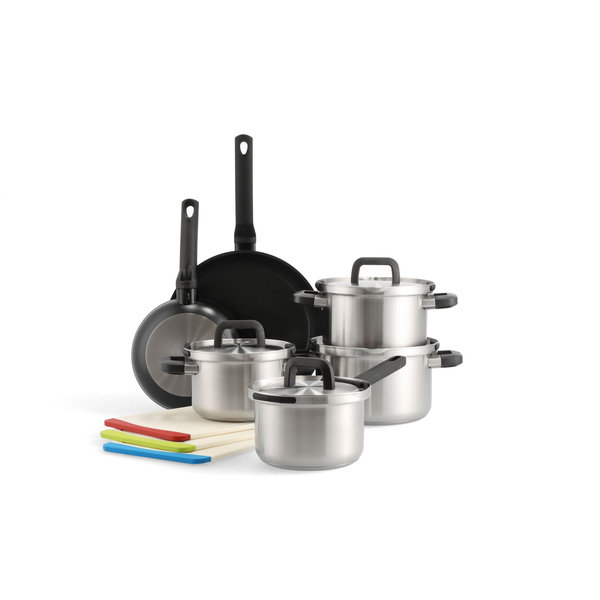 BK Cookware BK Flow Cool Kookpannenset -  RVS - Veilig afgietsysteem