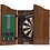 Longfield Games Longfield PRO 501 houten dartkabinet bruin (incl. dartbord en 2 sets 18gr darts)