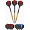 Longfield Games Longfield PRO 501 houten dartkabinet bruin (incl. dartbord en 2 sets 18gr darts)