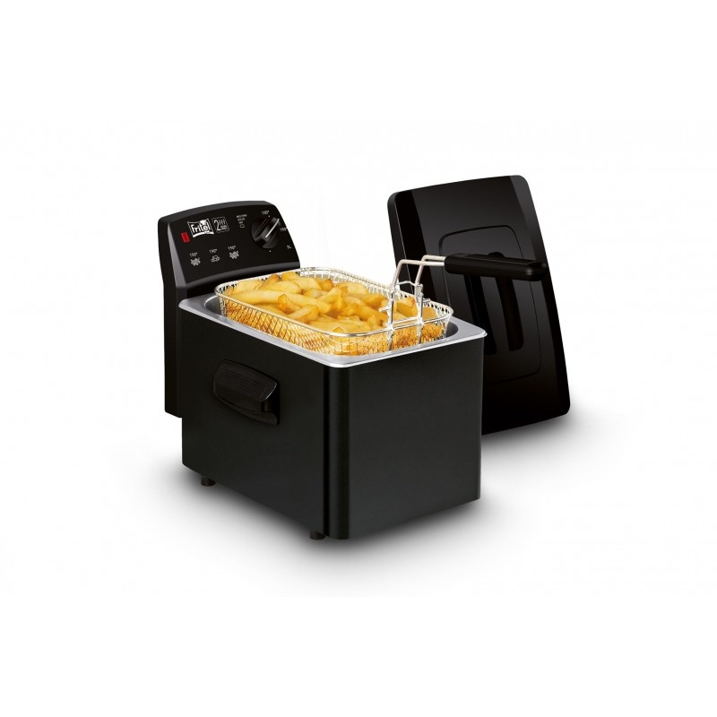 Bestron AF100CO Mini Friteuse 1.5L 1000W Koper/Zwart