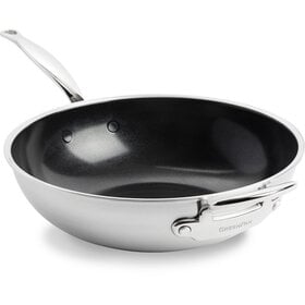 Greenpan Premiere Wok - 30 cm - RVS - Inductie