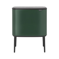 Brabantia Bo Touch Bin Afvalemmer - 3 x 11 liter - Pine Green