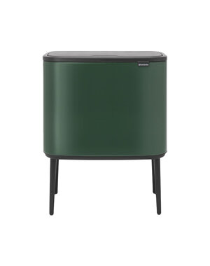 Brabantia Bo Touch Bin Afvalemmer - 3 x 11 liter - Pine Green