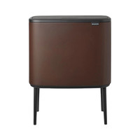 Bo Touch Bin afvalemmer 11 x 23 liter - Mineral Cosy Brown