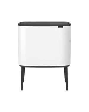 Brabantia Bo Touch Bin afvalemmer 11+23 liter - White
