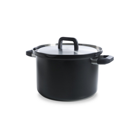 BK Cookware Flow Cool Black Soeppan- 24 cm - RVS - Veilig afgietsysteem