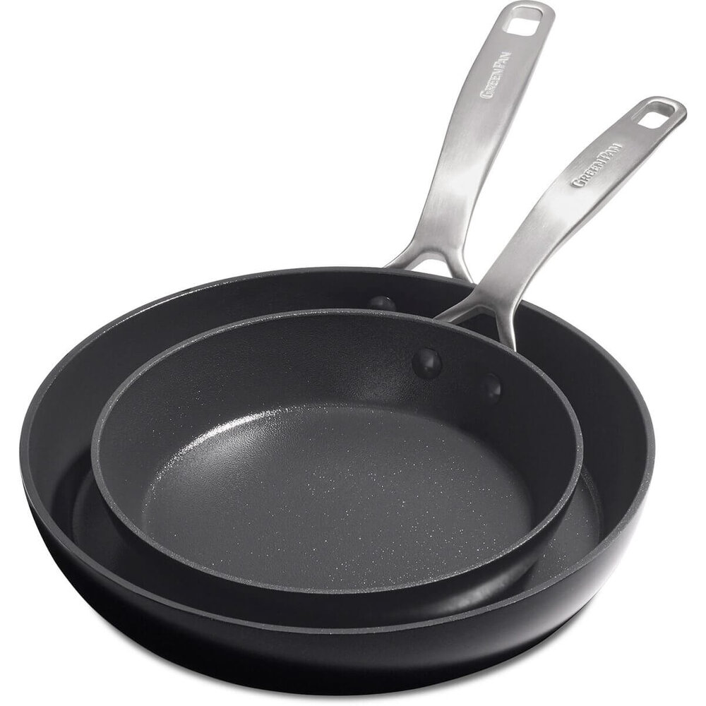 Greenpan Barcelona Pro koekenpannenset met keramische laag ø 20 28 cm | Oldenhof