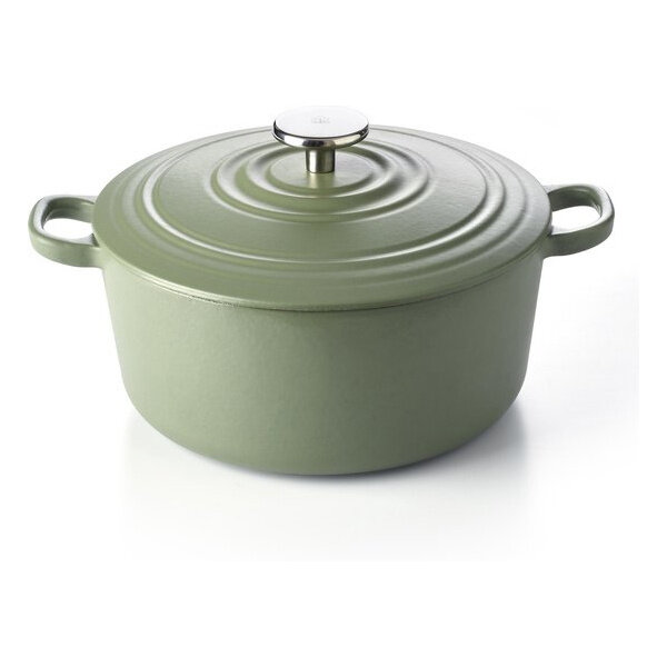 BK BK Bourgogne Braadpan - Olive Green - 28 cm - Gietijzer