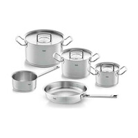 Original Profi Collection- 5 Delig - Steel- en koekenpan - RVS deksels