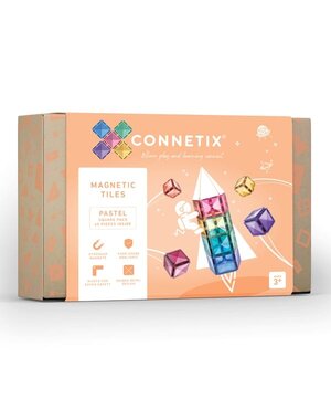 Connetix Pastel square pack 40-delig