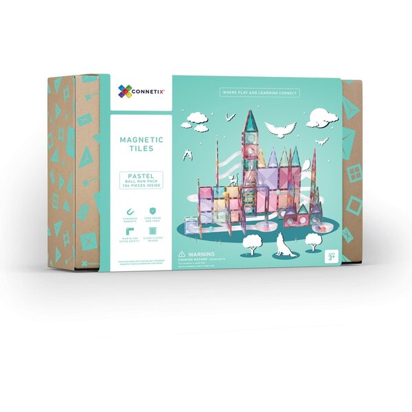 Connetix CONNETIX pastelkleurige knikkerbaan 106-delig