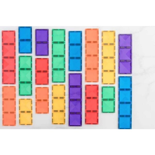 CONNETIX  CONNETIX Rainbow Rectangle Pack 18 pc - 5