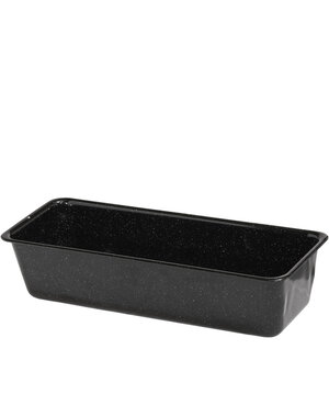 RIESS Broodbakblik zwart 35x14 cm - Emaille