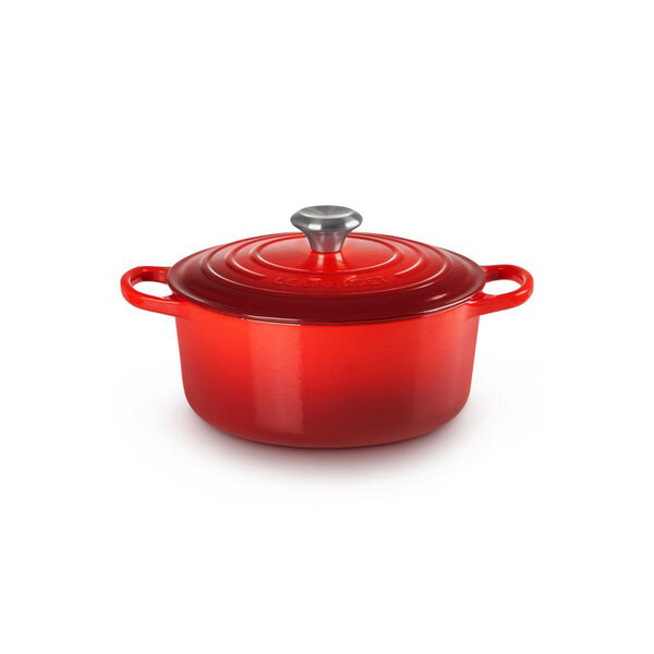 Le Creuset Le Creuset Signature Braadpan - 4,2 l - 24 cm - Kersenrood