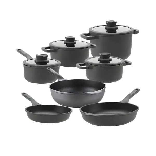 BergHOFF BergHOFF Leo Stone Pannenset 7-delig - Downdraft