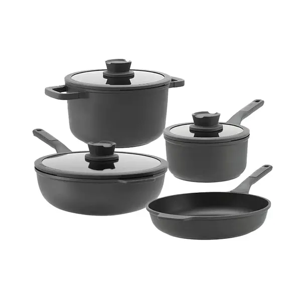 BergHOFF BergHOFF Leo Stone Pannenset 4-delig - Downdraft