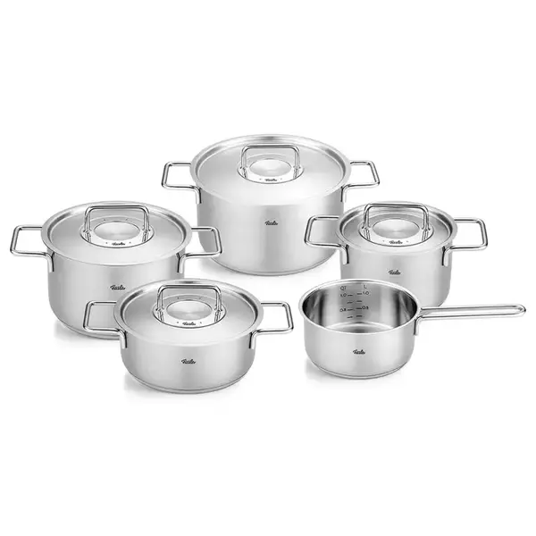 Fissler Fissler Pure Collection Pannenset met RVS Deksels - 5 delig