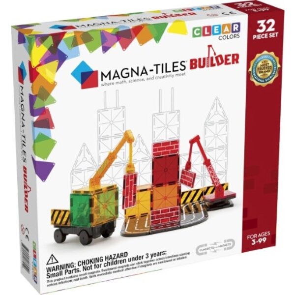 Magna Tiles Magna Tiles Builder Bouwplaats set - 32 stuks