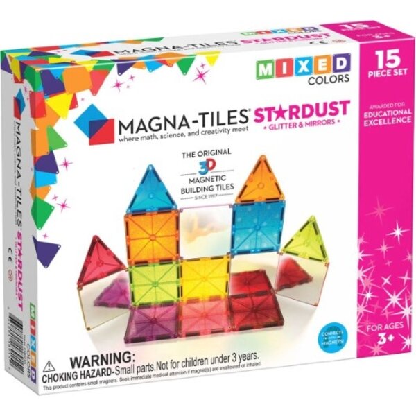 Magna Tiles Magna Tiles Sterrenstof Mixed colors - 15 stuks