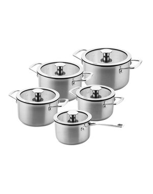 DUCQ Downdraft 3-laags - Pannenset - 5-delig