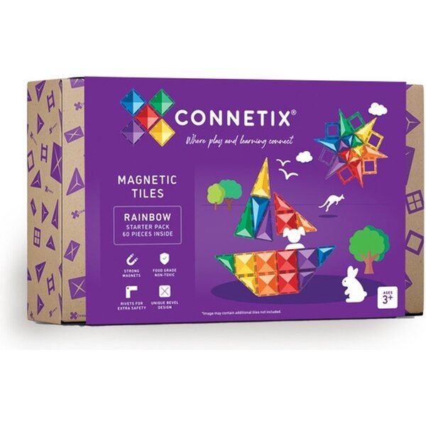 Connetix CONNETIX Rainbow Starter Pack 60 pc