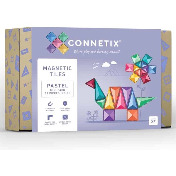 Connetix Connetix Tiles - Pastel Mini Pack - 32 stuks