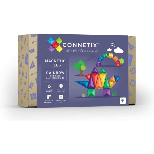 Connetix CONNETIX Rainbow mini pack 24 stuks