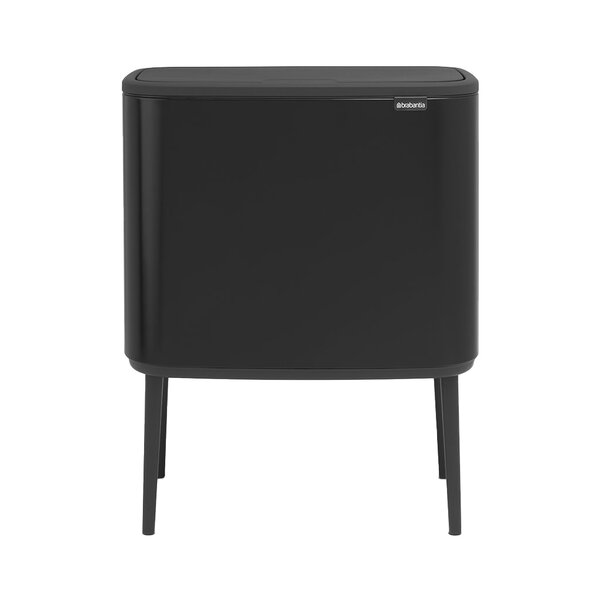 Brabantia Bo Touch Bin Afvalemmer - 3 x 11 liter - Matt Black