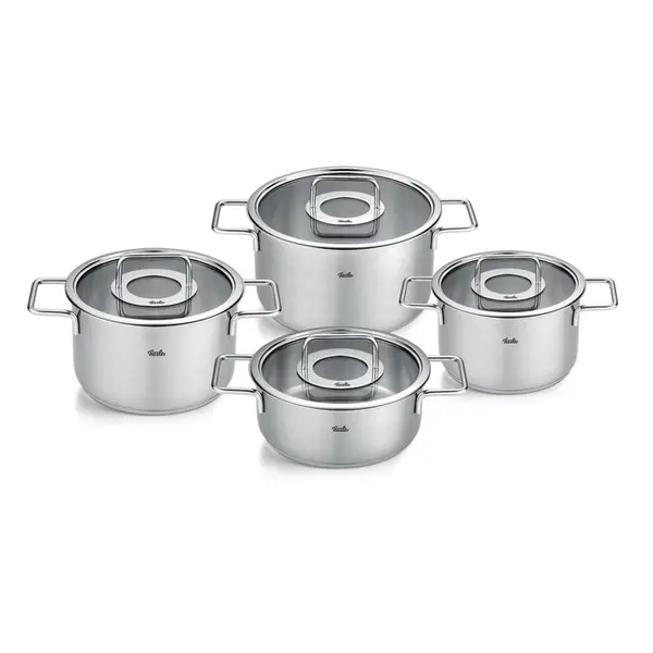 Fissler Fissler Pure Collection Pannenset met glazen deksel - 4 delig