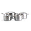 BK BK Twist Pannenset RVS edelstaal 4 delig