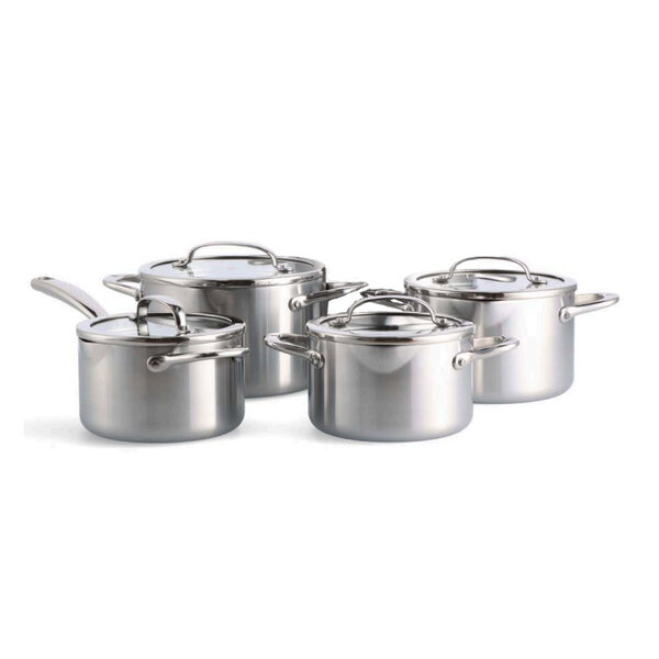 BK BK Twist Pannenset RVS edelstaal 4 delig