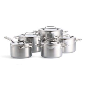 BK Cookware BK Twist Pannenset materiaal 5 delig - met handig afgietsysteem