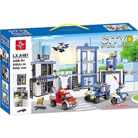 LX LX Poltiebureau bouwset - 1040 delig