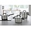 BK BK Flow Cool Kookpannenset- 6 delig - RVS - Veilig afgietsysteem