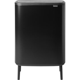 Brabantia Bo Touch Bin Hi Afvalemmer - 60 liter - Matt Black