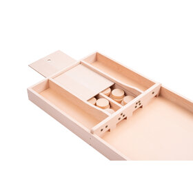 Longfield Games Longfield Sjoelbak Deluxe  Premium - met 30 Sjoelstenen - Wedstrijdsjoelbak 200 cm