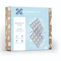 CONNETIX - 2  Clear basisplaten 30 x 30 cm