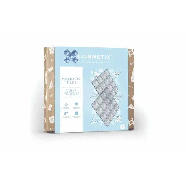CONNETIX  CONNETIX - 2  Clear basisplaten 30 x 30 cm