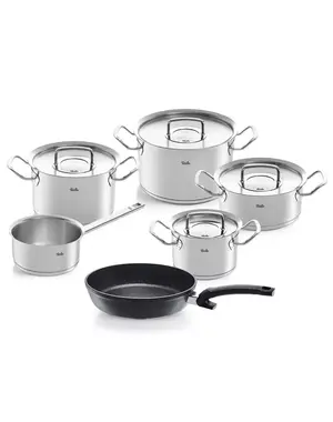 Fissler Original-Profi Pannenset met Steelpan, Adamant Koekenpan 6-delig