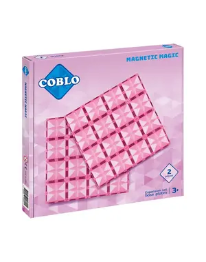 Coblo Magnetische basisplaten Pastel - 2 delig