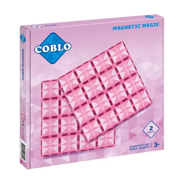 Coblo Coblo Magnetische basisplaten Pastel - 2 delig