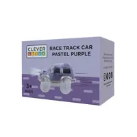 Cleverclixx Race Track Car Pastel - Paars