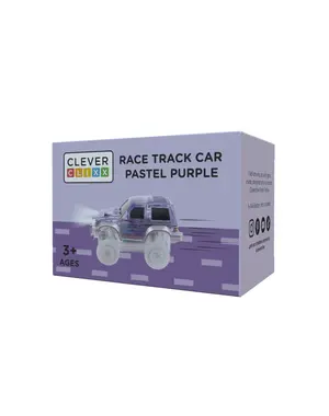 Cleverclixx Race Track Car Pastel - Paars
