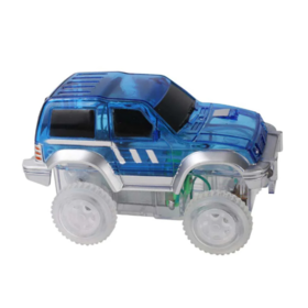 Cleverclixx Cleverclixx Race Track Car Pastel - Blauw