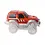 Cleverclixx Cleverclixx Race Track Car Pastel - Rood