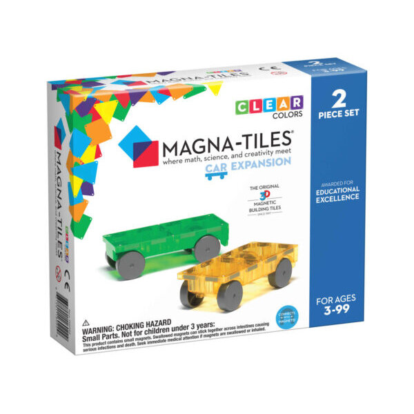 Magna Tiles Magna Tiles Car Expansion - Cars 2 stuks uitbreidingsset