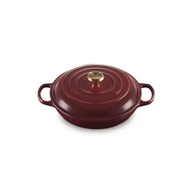 Le Creuset Braadpan - 30cm - Campagnard Garnet