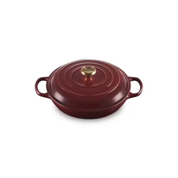 Le Creuset Le Creuset Braadpan - 30cm - Campagnard Garnet