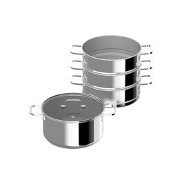 BergHOFF BergHOFF Helix 5-delig steamer set - Dina